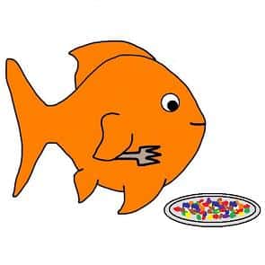 Goldfish eat 2025 betta food