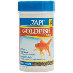 A pellet food for goldfish