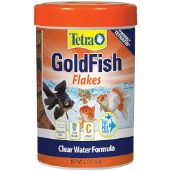 Tetra flakes goldfish food